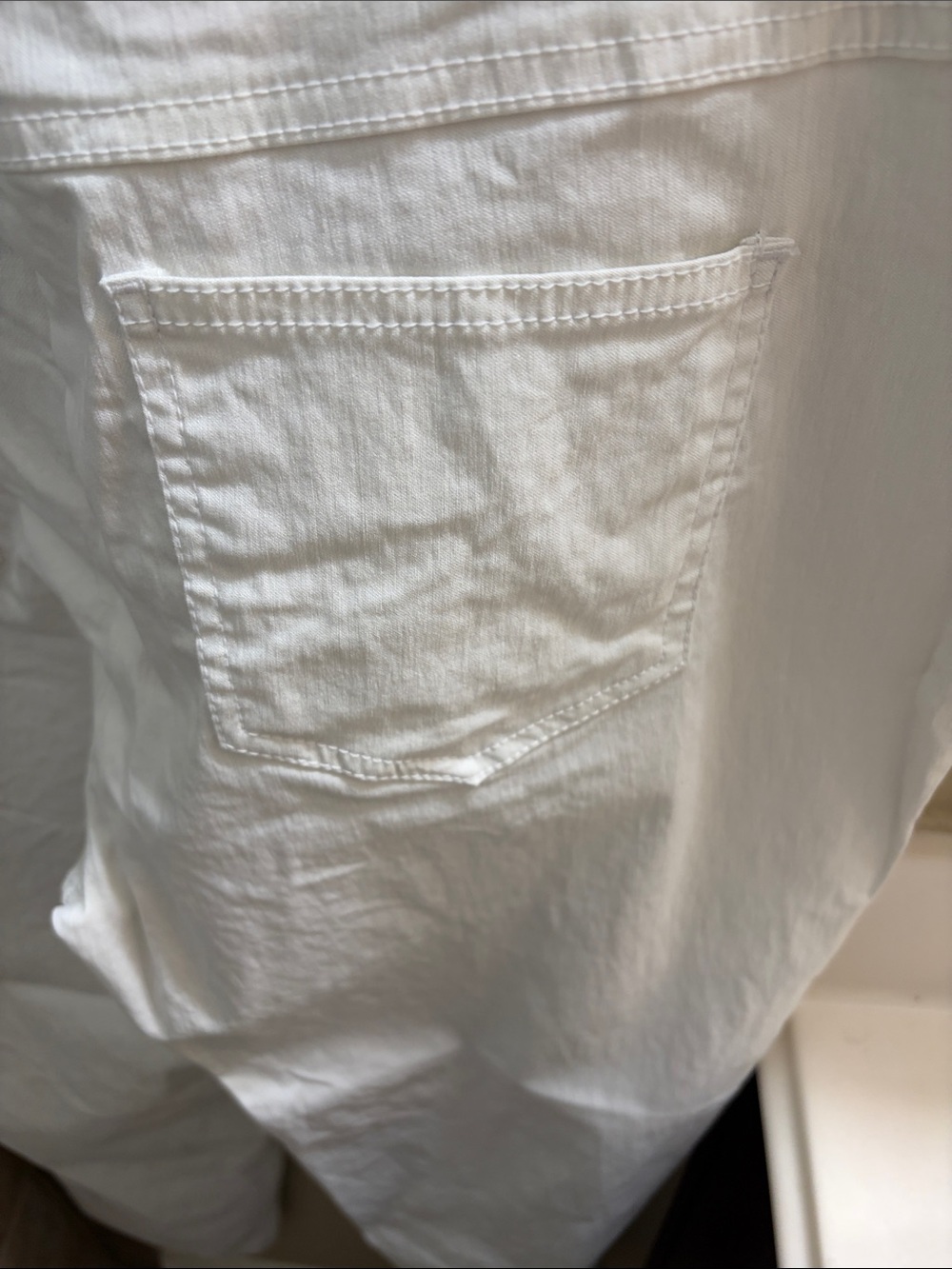 Ruby Rd. White Ankle-Length Cropped Pants - Picture 3 of 4